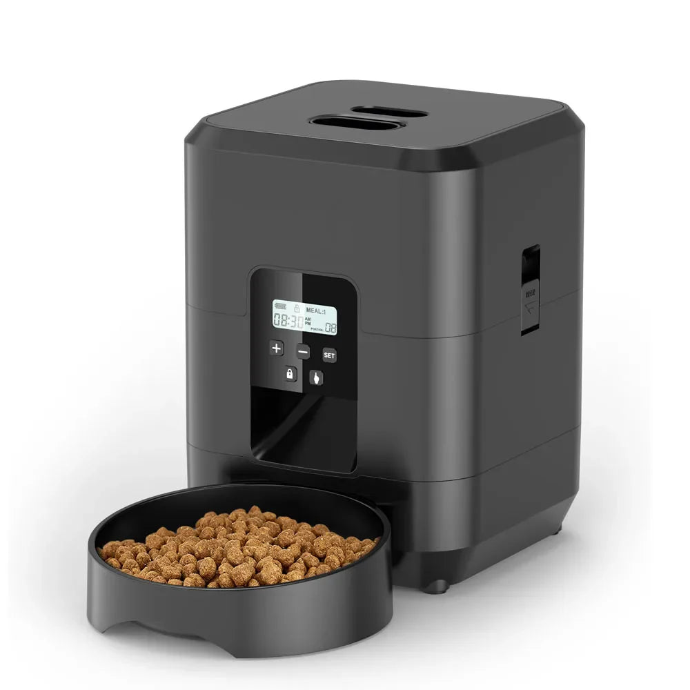 Smart Timed Automatic Pet Feeder — Scheduled Portion Control for Cats & Dogs