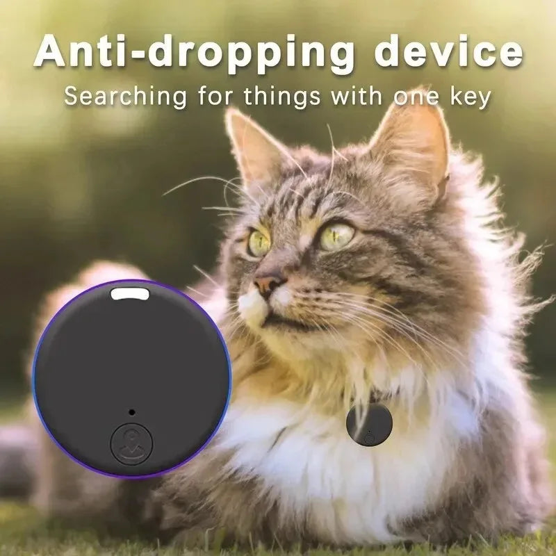 Mini GPS Bluetooth 5.0 Tracker — Anti-Lost Smart Finder for Pets, Keys & Bags
