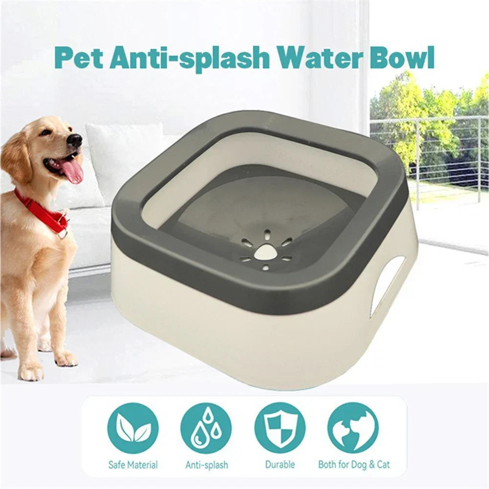 Outdoor Pet Water Bowl — Splash Proof & Spill Proof Car-Mounted Water Dispenser for Dogs & Cats
