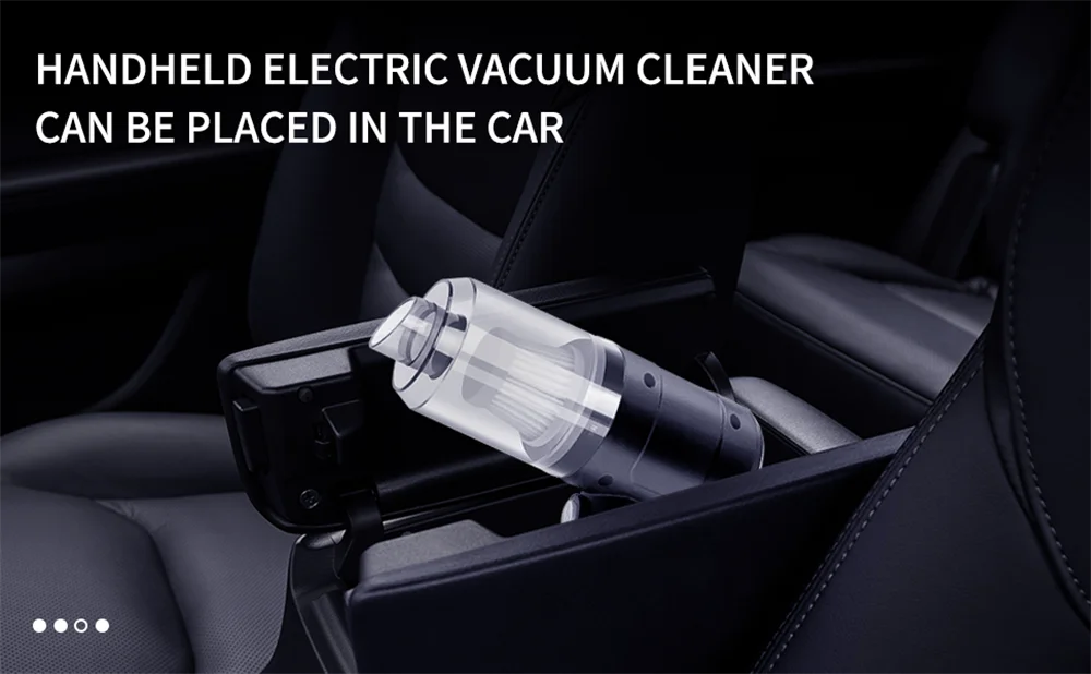 Portable Cordless Handheld Vacuum Cleaner — 5-in-1 Blow & Suction with Multi-Nozzles for Pet Hair, Car & Home