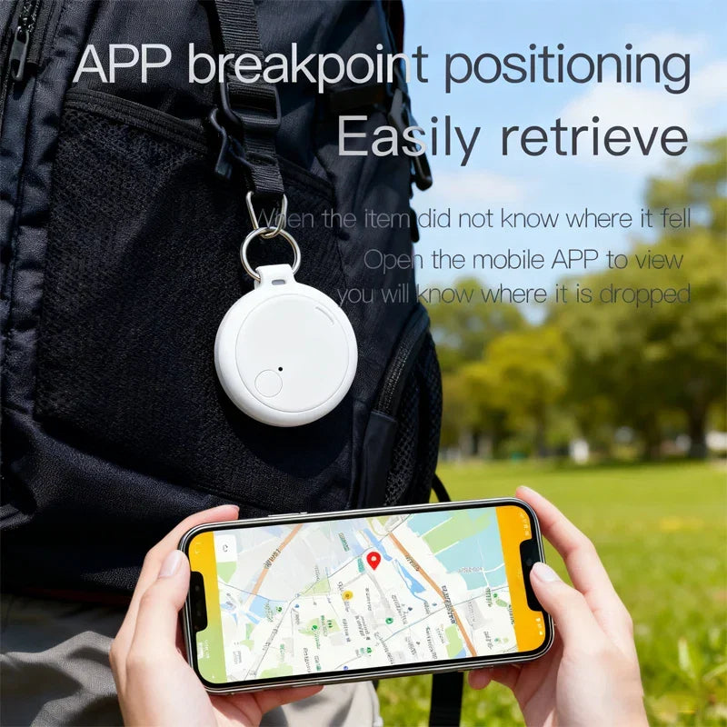 Mini GPS Bluetooth 5.0 Tracker — Anti-Lost Smart Finder for Pets, Keys & Bags