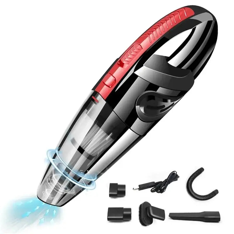 Portable Wireless Handheld Vacuum Cleaner — Powerful Suction for Car, Home & Pet Hair