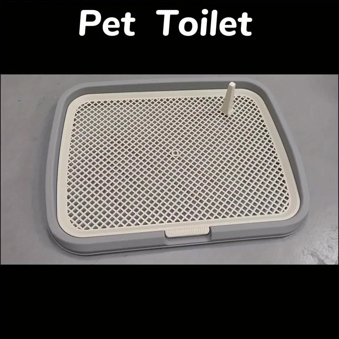 Dog Potty Training Toilet — Reusable Pee Pad Holder with Removable Net Tray