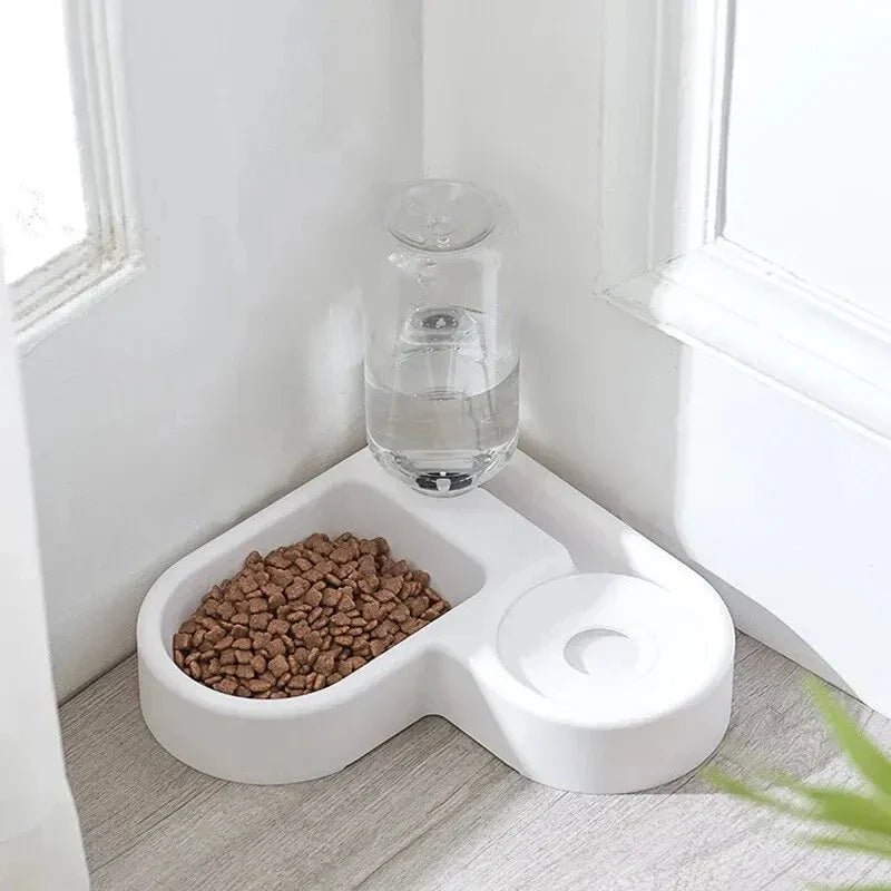 2-in-1 Automatic Pet Bowl — Moisture-Proof Drinking & Feeding Bowl for Cats & Dogs