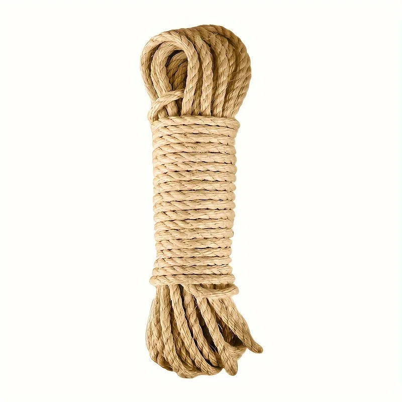 Natural Sisal Rope for Cat Scratcher — DIY Scratching Post & Furniture Protector (33/66/164ft)
