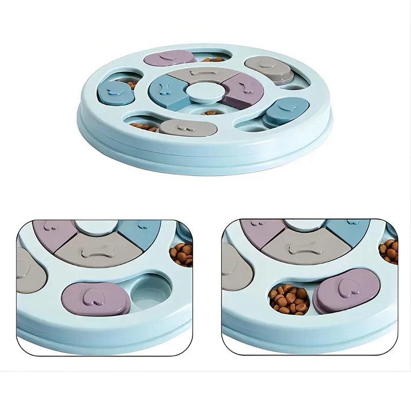 Interactive Slow Feeder Toy — Educational Food Dispenser for Dogs & Puppies