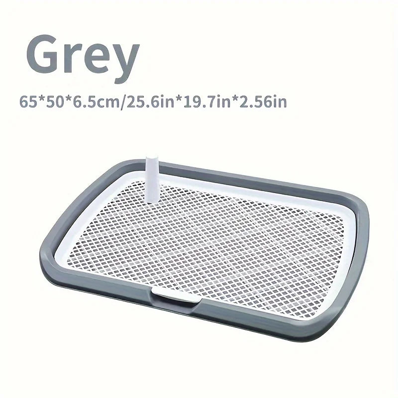 Dog Potty Training Toilet — Reusable Pee Pad Holder with Removable Net Tray