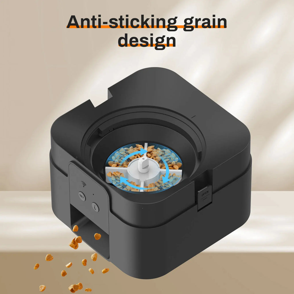 Smart Timed Automatic Pet Feeder — Scheduled Portion Control for Cats & Dogs