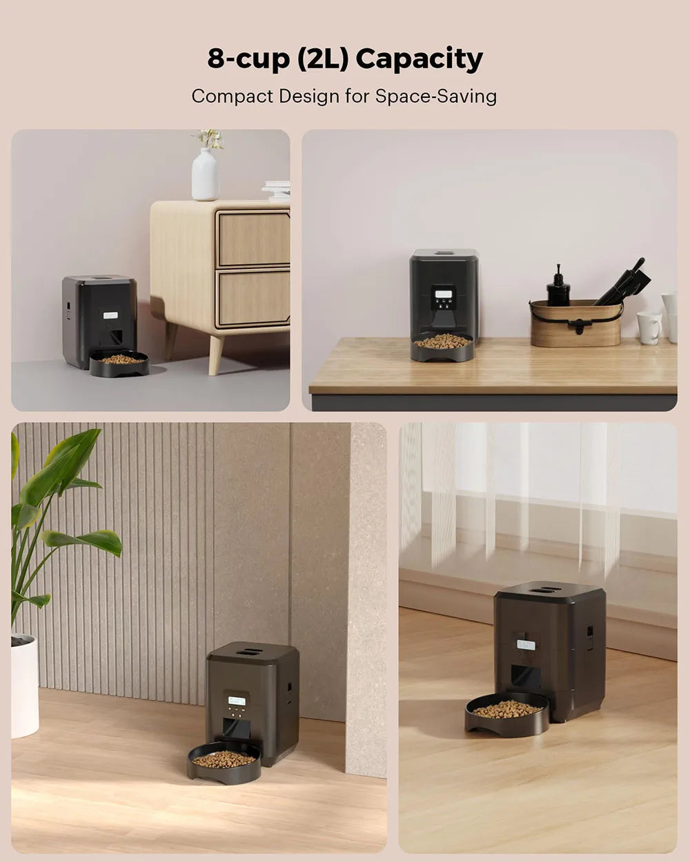 Smart Timed Automatic Pet Feeder — Scheduled Portion Control for Cats & Dogs