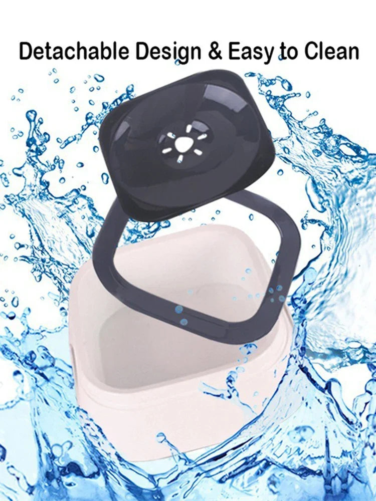 Outdoor Pet Water Bowl — Splash Proof & Spill Proof Car-Mounted Water Dispenser for Dogs & Cats