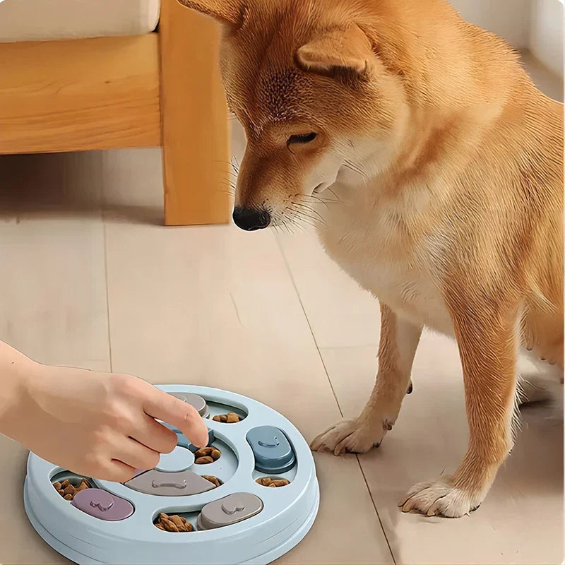 Interactive Slow Feeder Toy — Educational Food Dispenser for Dogs & Puppies