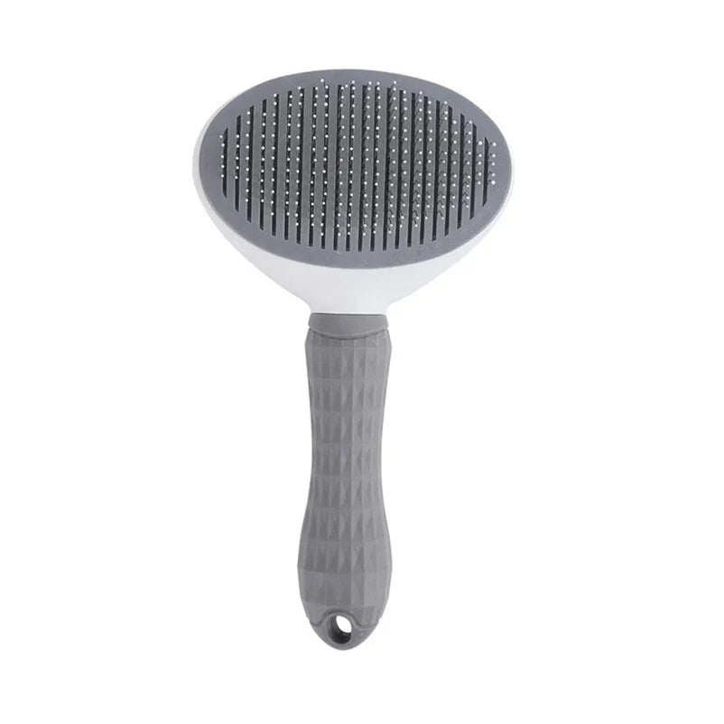 Stainless Steel Pet Comb — Effective Floating Hair Remover for Cats & Dogs