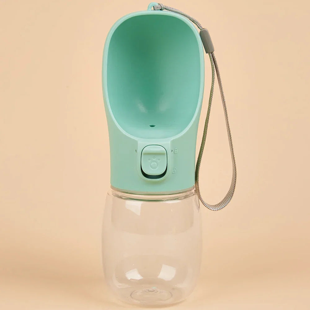 Portable Dog Water Bottle — Leakproof Walking Drinking Bowl for Cats & Dogs