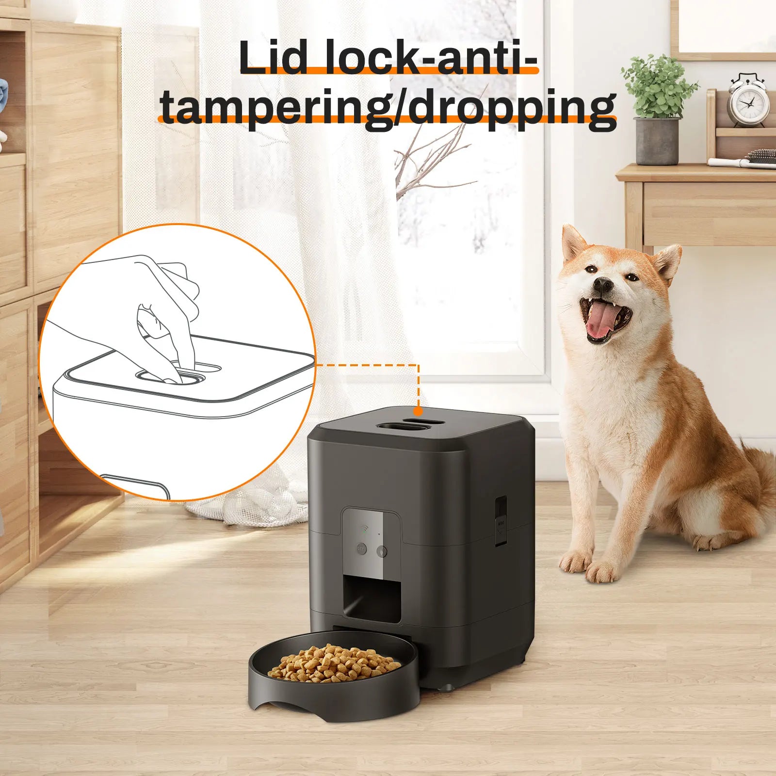 Smart Timed Automatic Pet Feeder — Scheduled Portion Control for Cats & Dogs