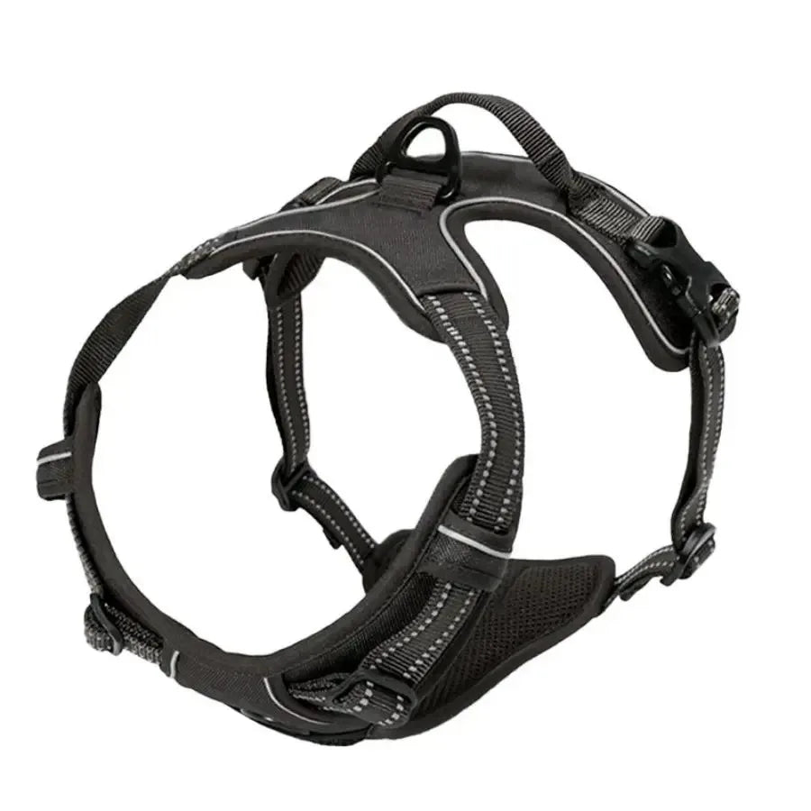 Leather Dog Collar, Harness & Leash Set — Puppy Accessories for Small & Medium Dogs