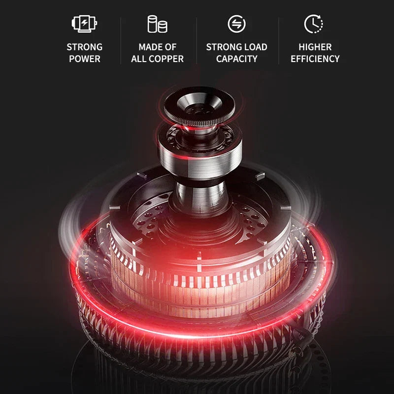 Portable Cordless Handheld Vacuum Cleaner — 5-in-1 Blow & Suction with Multi-Nozzles for Pet Hair, Car & Home